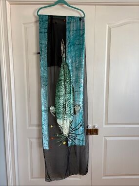 BROCHUER SOIERIES SILK SCARF / WRAP ***RARE FIND
